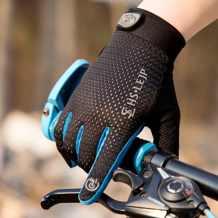 Outdoor gloves men's and women's sports breathable touch screen non-slip Fitness Cycling cycling mountaineering sports full finger gloves