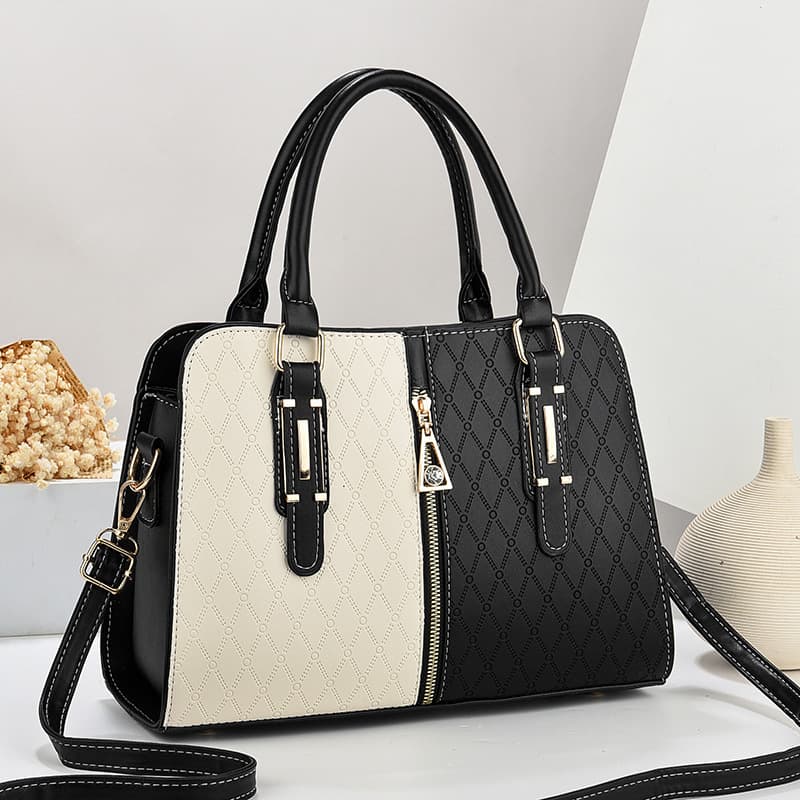 Women's Handbag Stylish Women's Bag Handbag Crossbody Bag Fashion Patchwork Color Contrast