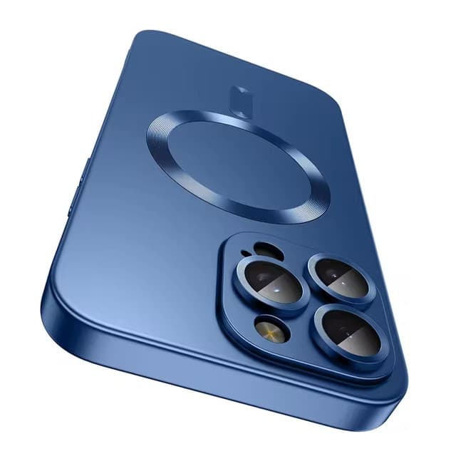 Coque de protection mate antidérapante pour iPhone 16, 15, 13, 12, 11, 14 Pro Max Plus, avec chargeur sans fil magnétique