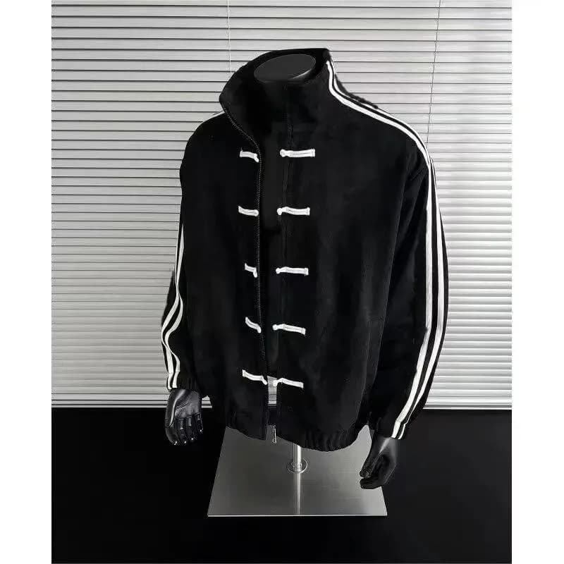 Veste Didi Designer 26ss, coupe-vent, style printemps, col montant, fermeture boutonnée, idéale pour le Nouvel An chinois.