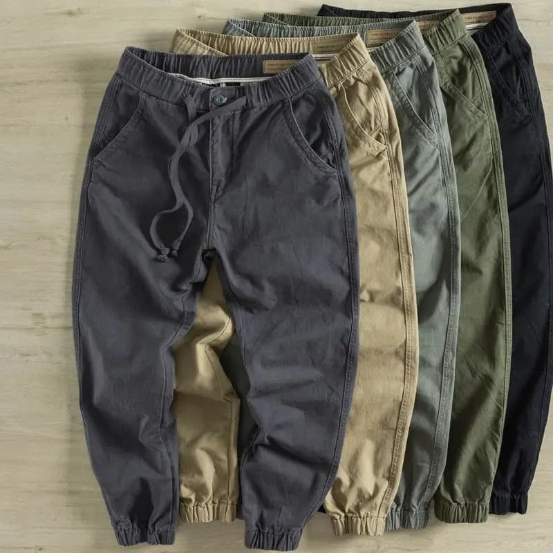 Men's Work Pants - Durable & Breathable Cotton Cargo Pants For Construction, Outdoor & Casual Wear - Loose Fit Utility Pants For Men