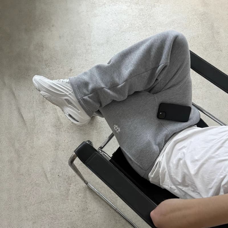 Casual Embroidered Zipper Sweatpants Casual Trousers High Street Hip Hop Rap Street Beauty Size Men's And Women's Sweatpants