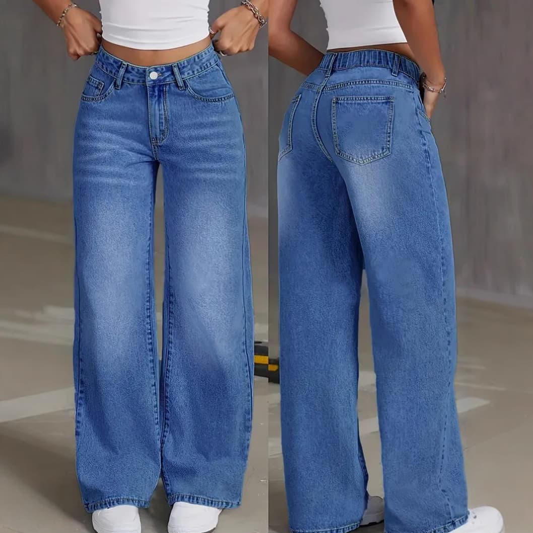 Women's Hot-selling Clothing Women's Washed Denim Trousers