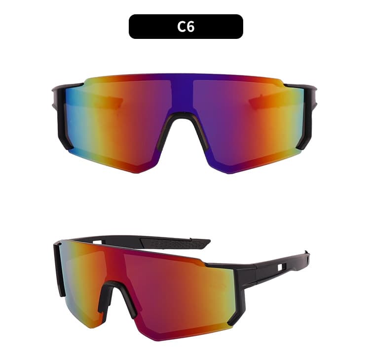 Lunettes de soleil colorées tendance pour l'alpinisme, le cyclisme, le ski et la conduite, anti-ultraviolets