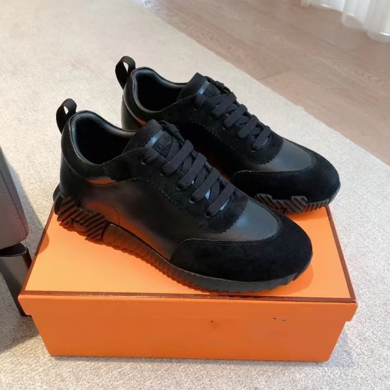 Chaussures de sport en cuir de vachette pour hommes, baskets tendance et respirantes, confortables, style célébrités en ligne