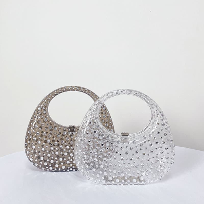 Quirky Bags Handbags For Women Transparent Summer Acrylic Bags Diamond Evening Bags
