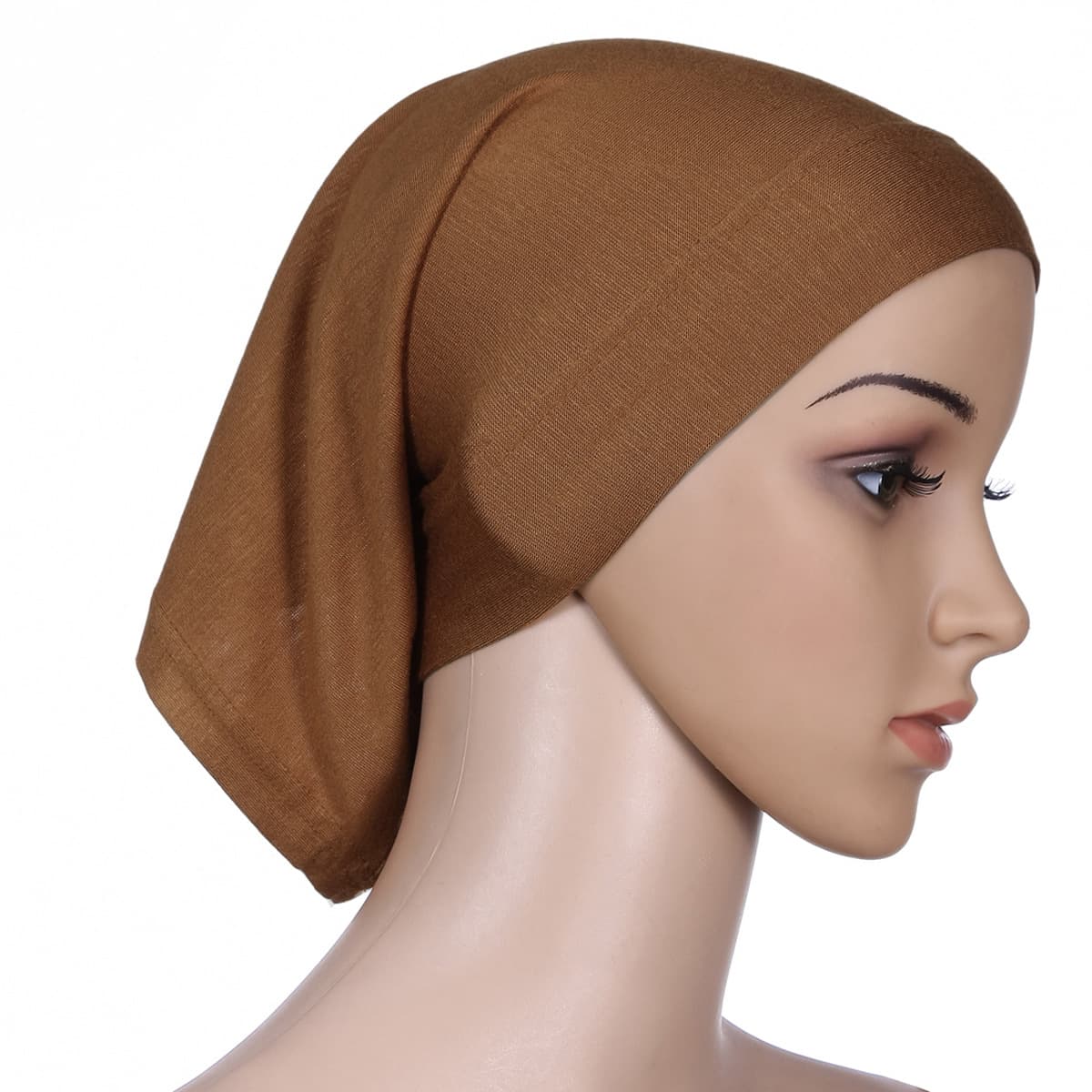Unisex Cap scarf covered with mercerized cotton fabric