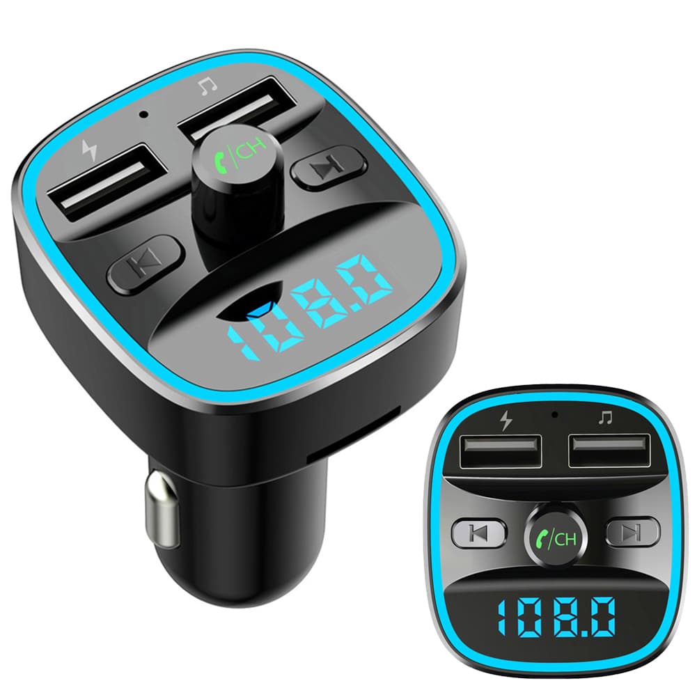 Yuanmheng T25 Dual USB Ports Smart Car Bluetooth-compatible 5.0 MP3 Music Player Hands-free Call