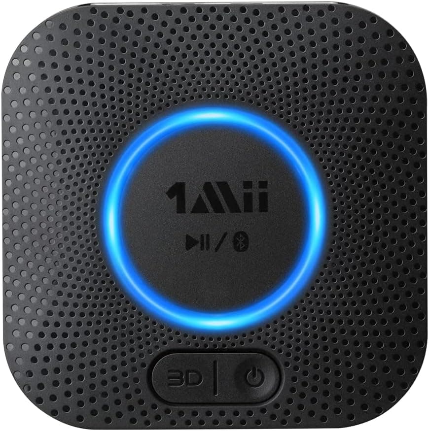 1Mii B06 Plus Receiver, HiFi Wireless Audio Adapter, Bluetooth 5.3 Receiver With 3D Surround HD AptX Adaptive