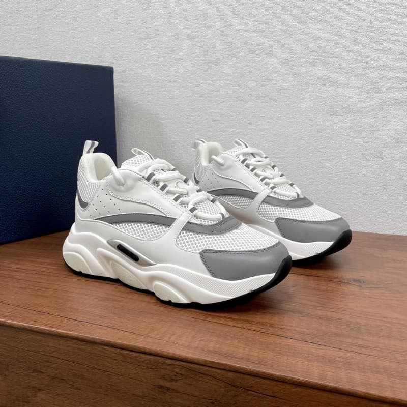 Chaussures de course B22 neuves en maille, basses, semelle épaisse, tendance, décontractées, amortissantes, résistantes à l'usure, pour l'extér