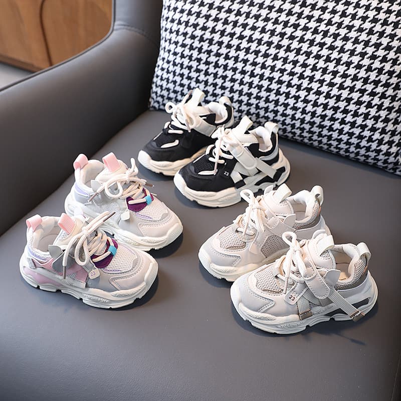 Children's Breathable Mesh Sports Shoes 1 6 Years Old 3 Boys' Dad Shoes Girls' Baby Soft Sole Baby Toddler Shoes Trendy