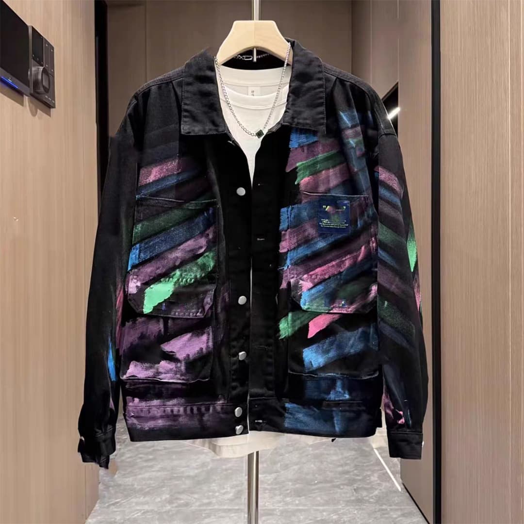 Men's Clothing jacket for women American trendy brand loose tops couples casual internet celebrity lapel jacket