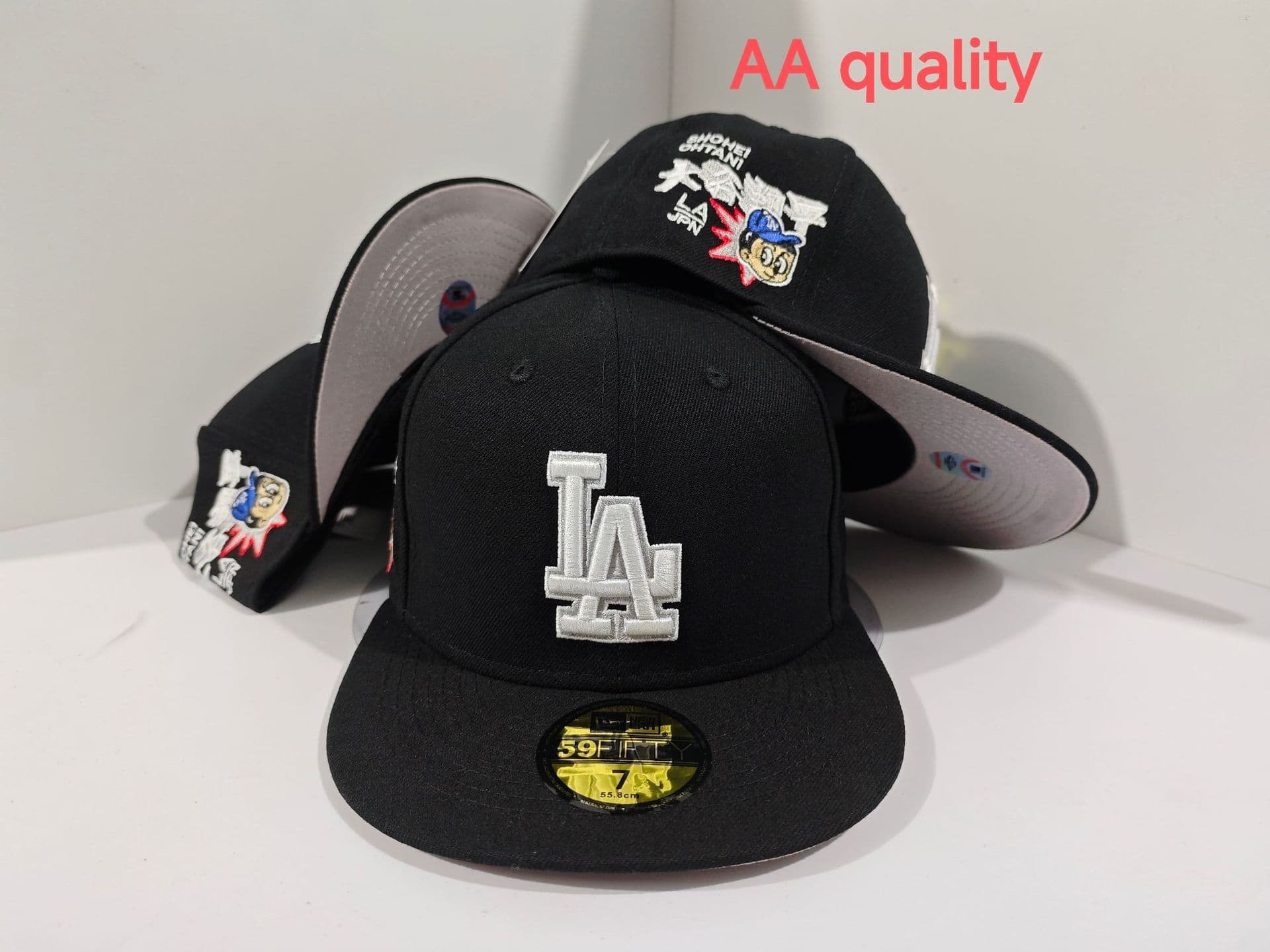 Casquette de baseball tendance 2025, modèle AA, taille unique, visière plate, idéale pour les équipes de commerce extérieur transfrontalier.