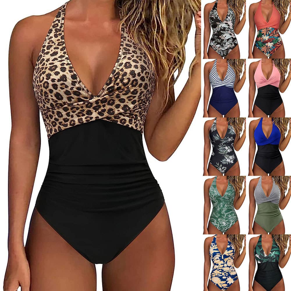 Women's Clothing One Piece Swimsuit Cross Bag Multi Color Backless Lace Up Sexy Swimsuit