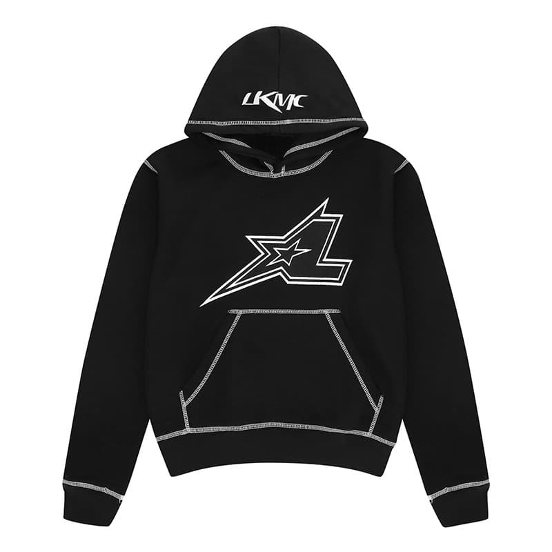 Vêtements pour hommes Pull brodé à lettres numériques Coutures en ligne Manches longues Sweat-shirt unisexe