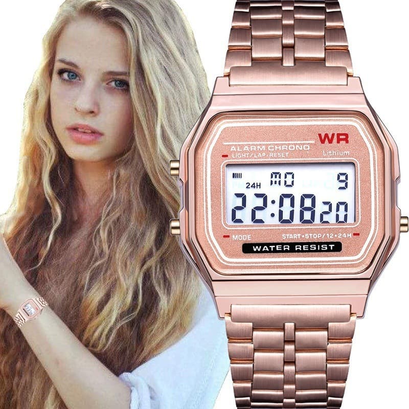 Men's Watches Electronic Watches Trendy Fashion Girls Waterproof Luminous Sports Multi Function Mechanical Watch For Women