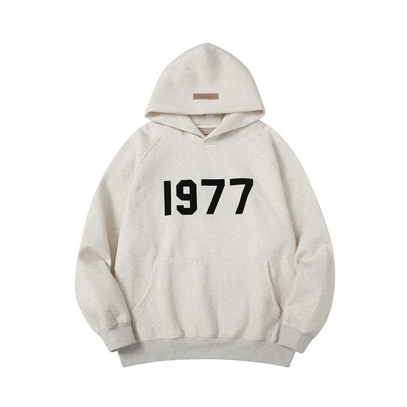 Pull à capuche ample et décontracté pour homme, marque de mode, Double Line 22SS 1977, flocage numérique
