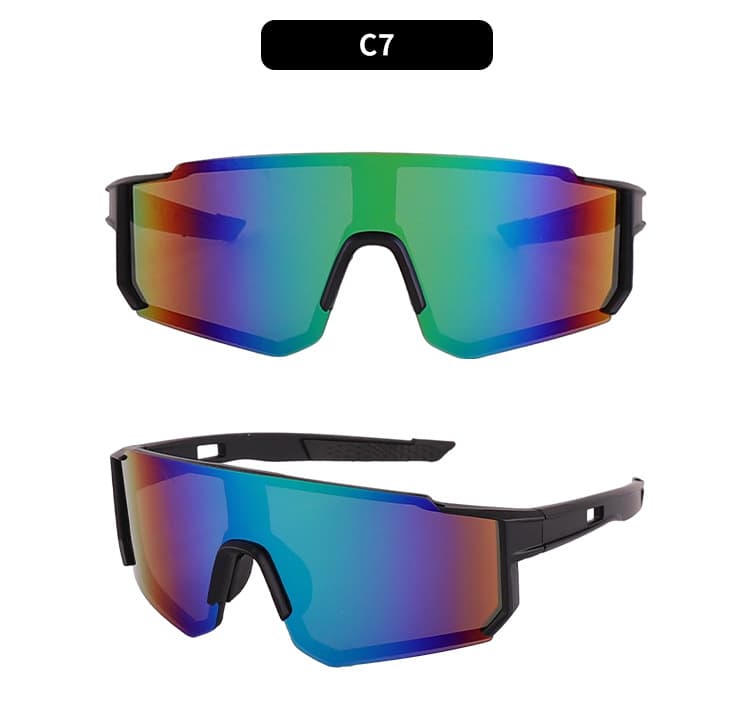 Lunettes de soleil colorées tendance pour l'alpinisme, le cyclisme, le ski et la conduite, anti-ultraviolets