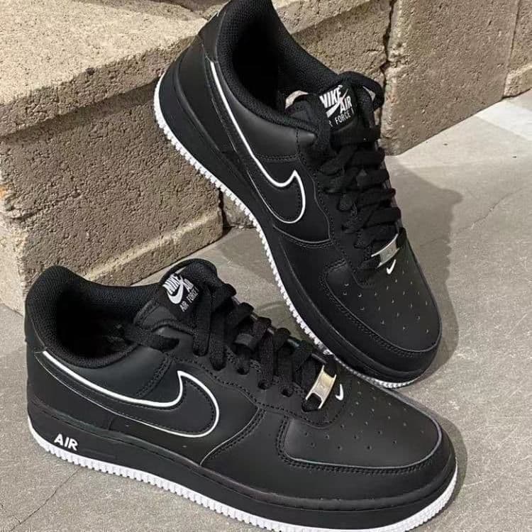 Collaboration Force One originale et populaire, blanche et noire, unisexe, tendance et polyvalente, skate de sport décontracté