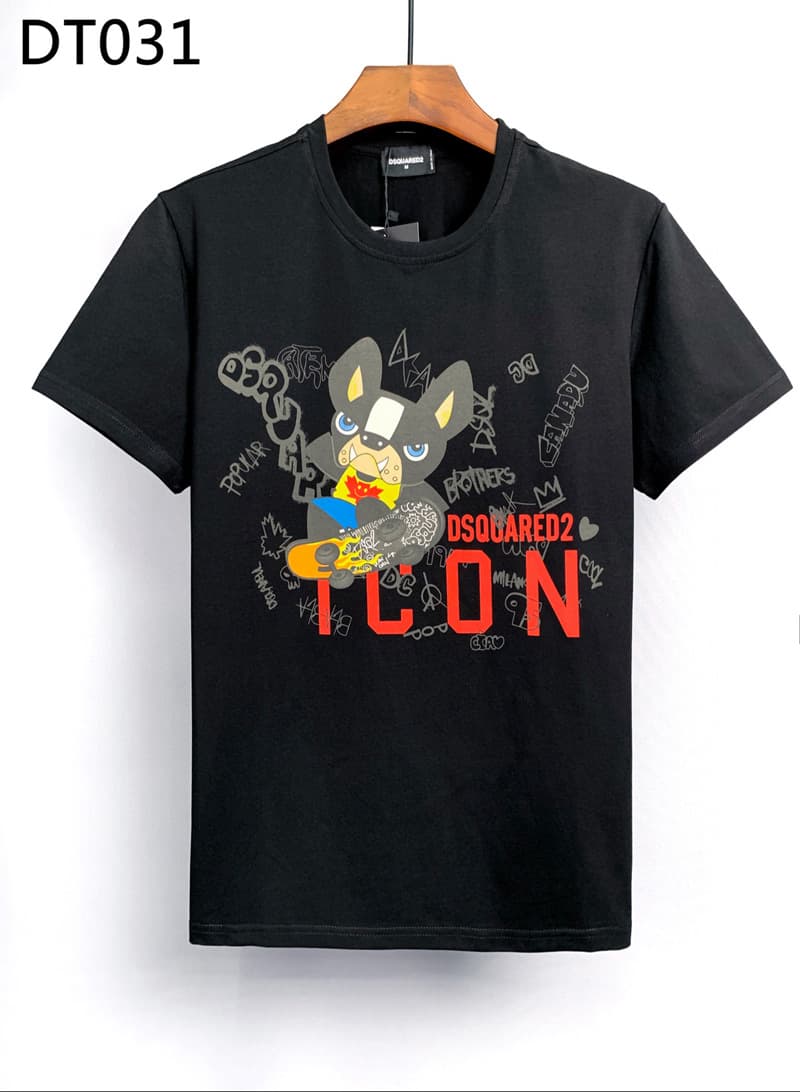 T-shirt à manches courtes pour homme, col ras du cou, décontracté, tendance, imprimé