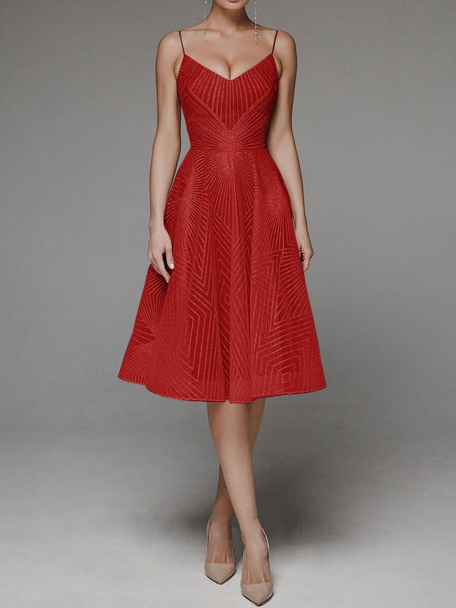 Women's Long Dress Sexy Strappy Embroidered Sleeveless Dress
