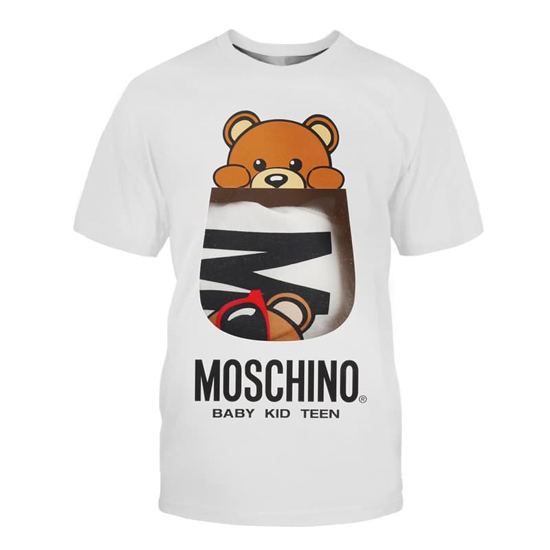 T-Shirt ample surdimensionné à imprimé de dessin animé ours pour femmes, nouvelle collection