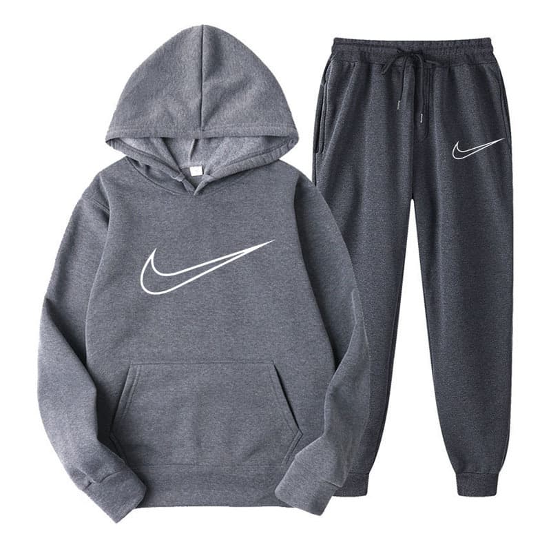Ensemble de vêtements de sport pour étudiants d'automne 2024, sweat-shirt à capuche ample et à la mode, pantalon de survêtement, ensemble deux p