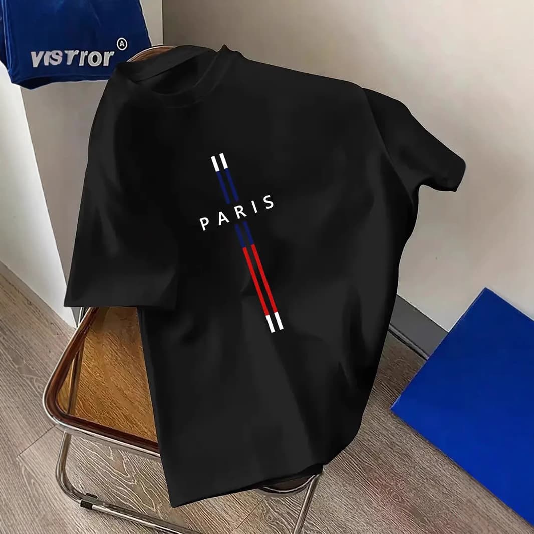 Men's Clothing Short Sleeve Casual Loose T Shirt Bottoming Shirt All Match Clothes Summer Men's Clothing