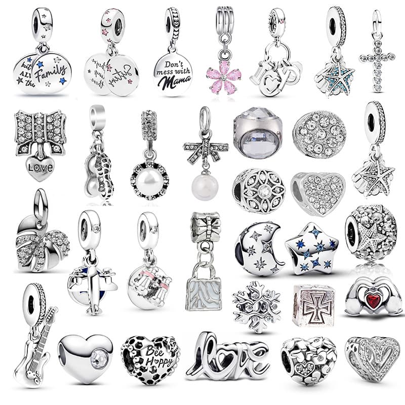 Sparkling Silver-Plated Rhinestone Beads For DIY Jewelry Making – Bulk Wholesale Charms For Bracelets & Crafts