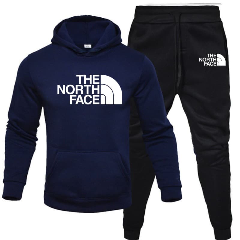 Ensemble sweat-shirt à capuche et pantalon de jogging pour homme, collection printemps-automne 2024.