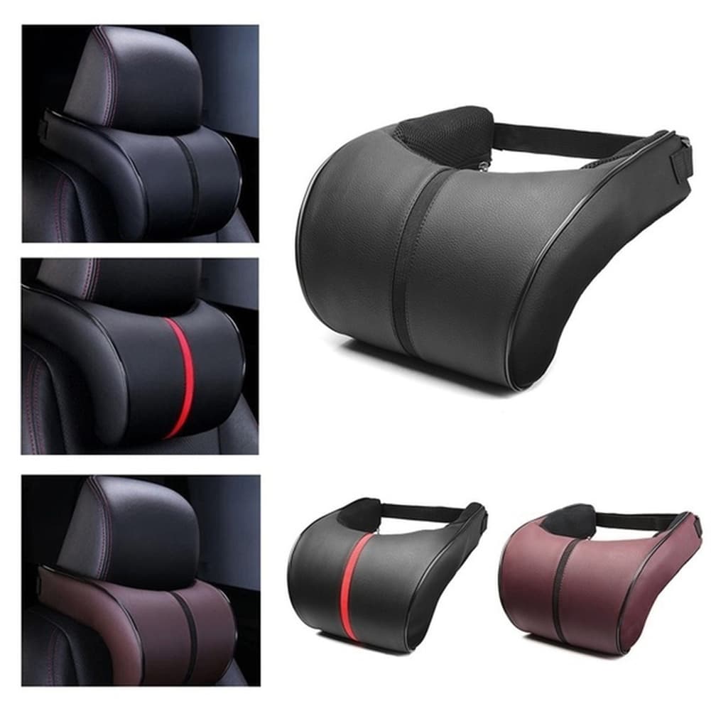 Yuanmheng Soft Memory Foam Auto Car Seat Head Pillow Neck Protector Headrest Cushion Pad