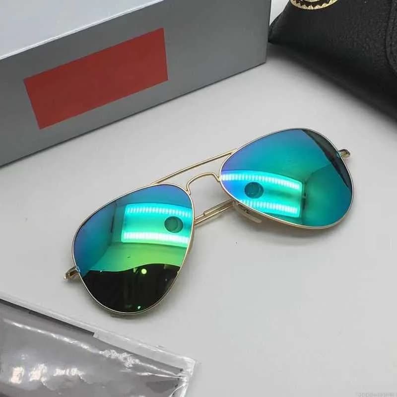 Fashion Classic Sunglasses for Men Women Designer Driving Sun Glasses Metal Frame Glass Lens Retro Pilot Outdoor