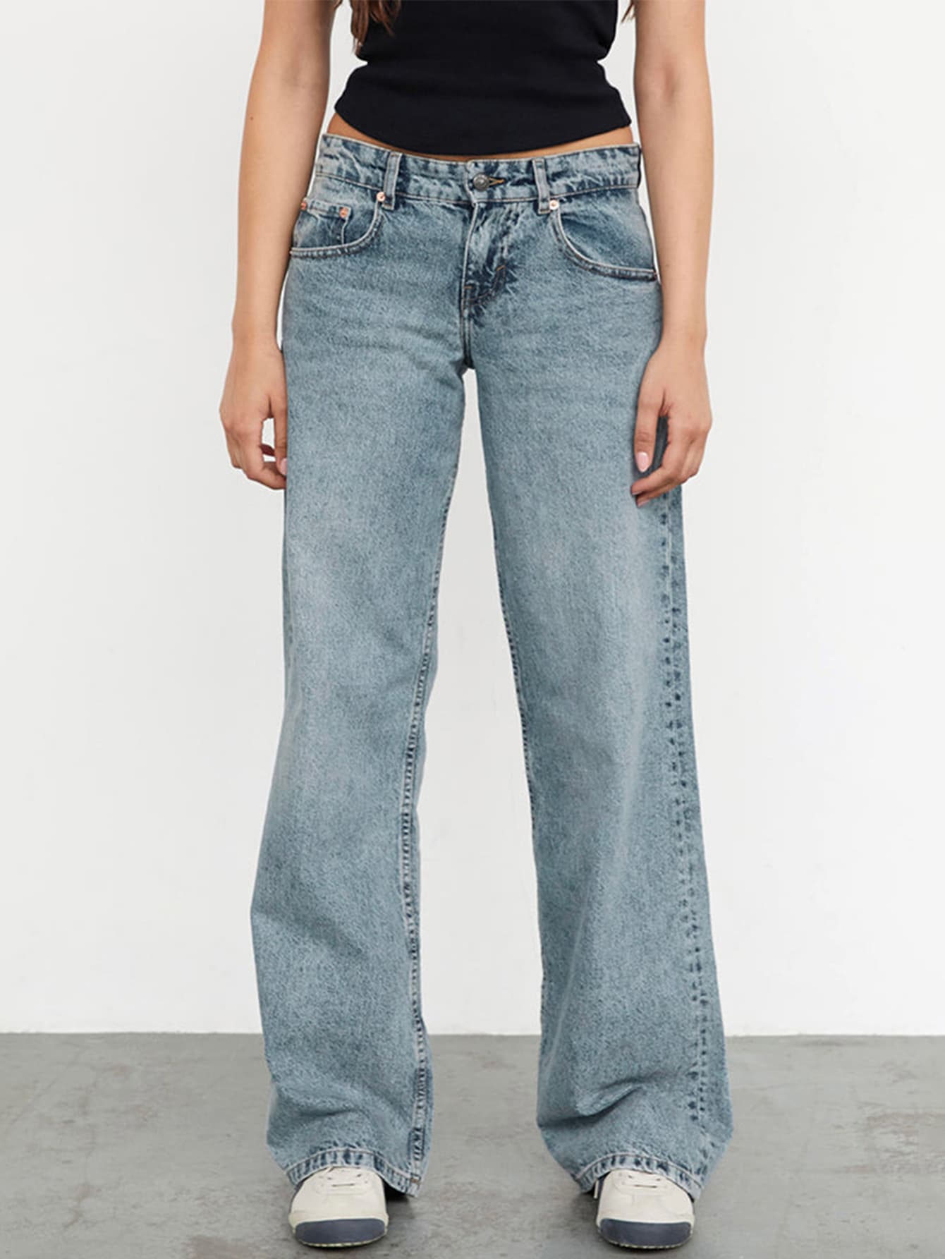 Women’s Clothing High Quality Women's Denim New Women's Straight Jeans