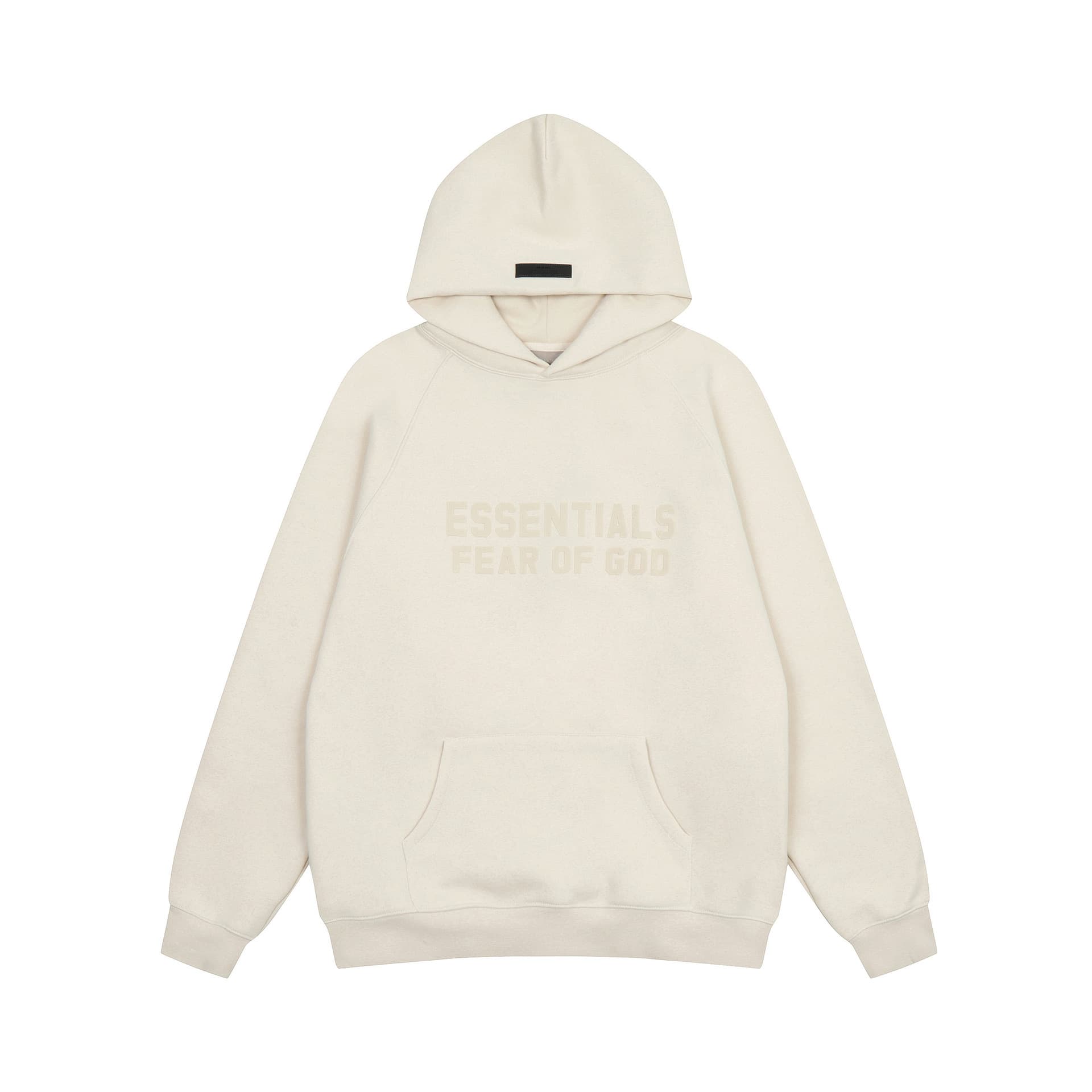 Sweat-shirt à capuche unisexe floqué FOG, collection automne-hiver 2024, coupe ample.
