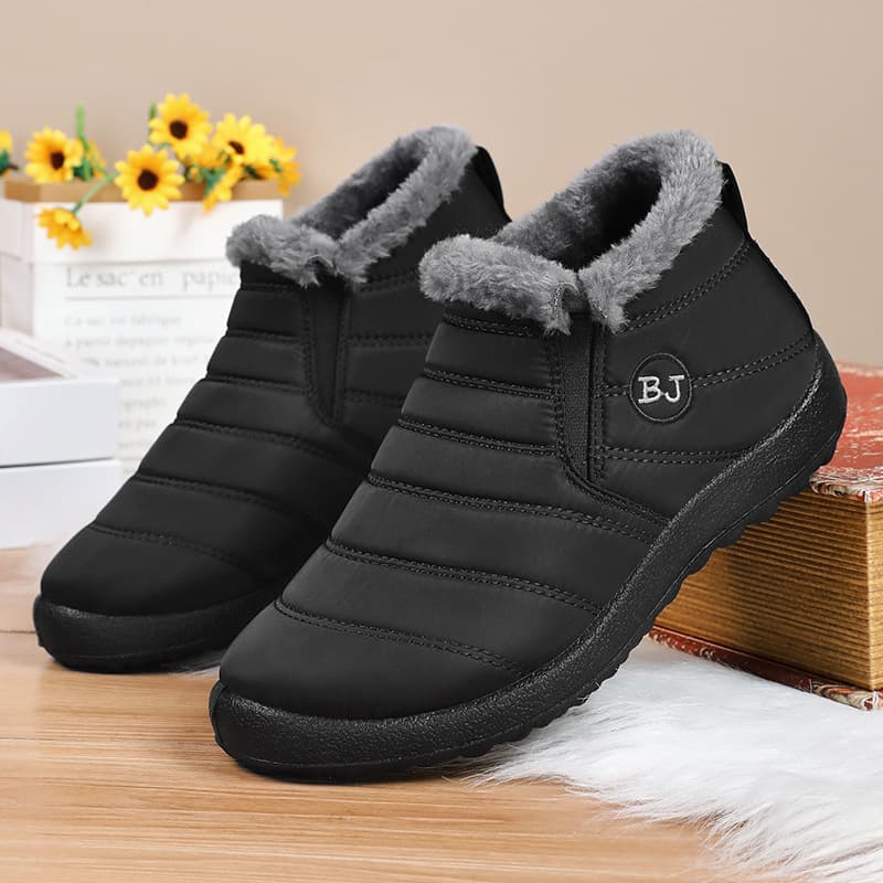 Women's Shoes Cotton Shoes Winter New Foreign Trade Couple Snow Boots Plus Velvet Thickened Cotton Boots Polyurethane Warm Casual Walking Shoes