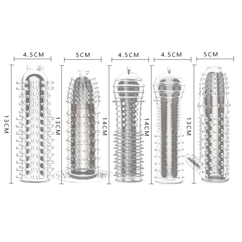 Ultra male external thin large particle wolf tooth contraceptive crystal coat for couples, adult sexual products, soft stimulation