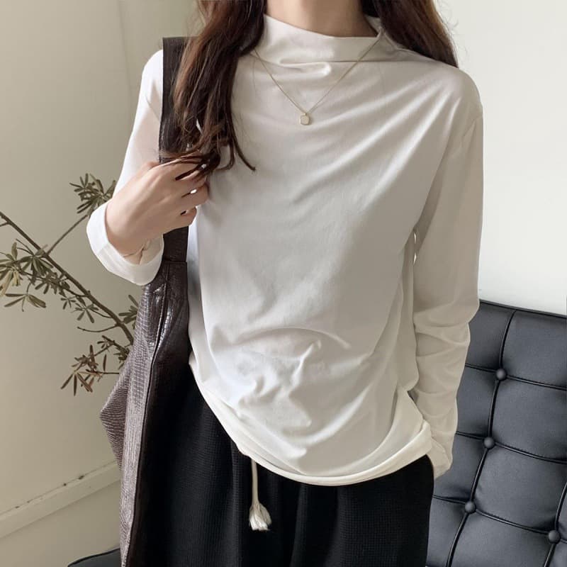 Veste pull à col montant brodée pour femme