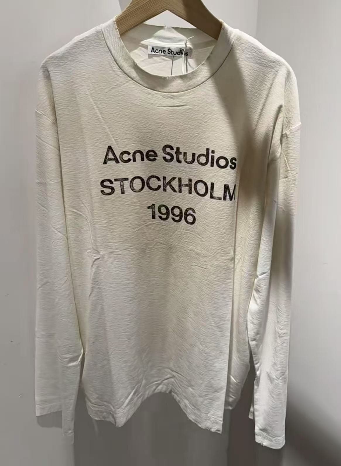 25SS 1996 Classic Dstruction Commmorativ Lazy Rlaxd Long Slv Sun Protction Lightwight Bas T-Shirt Couplel