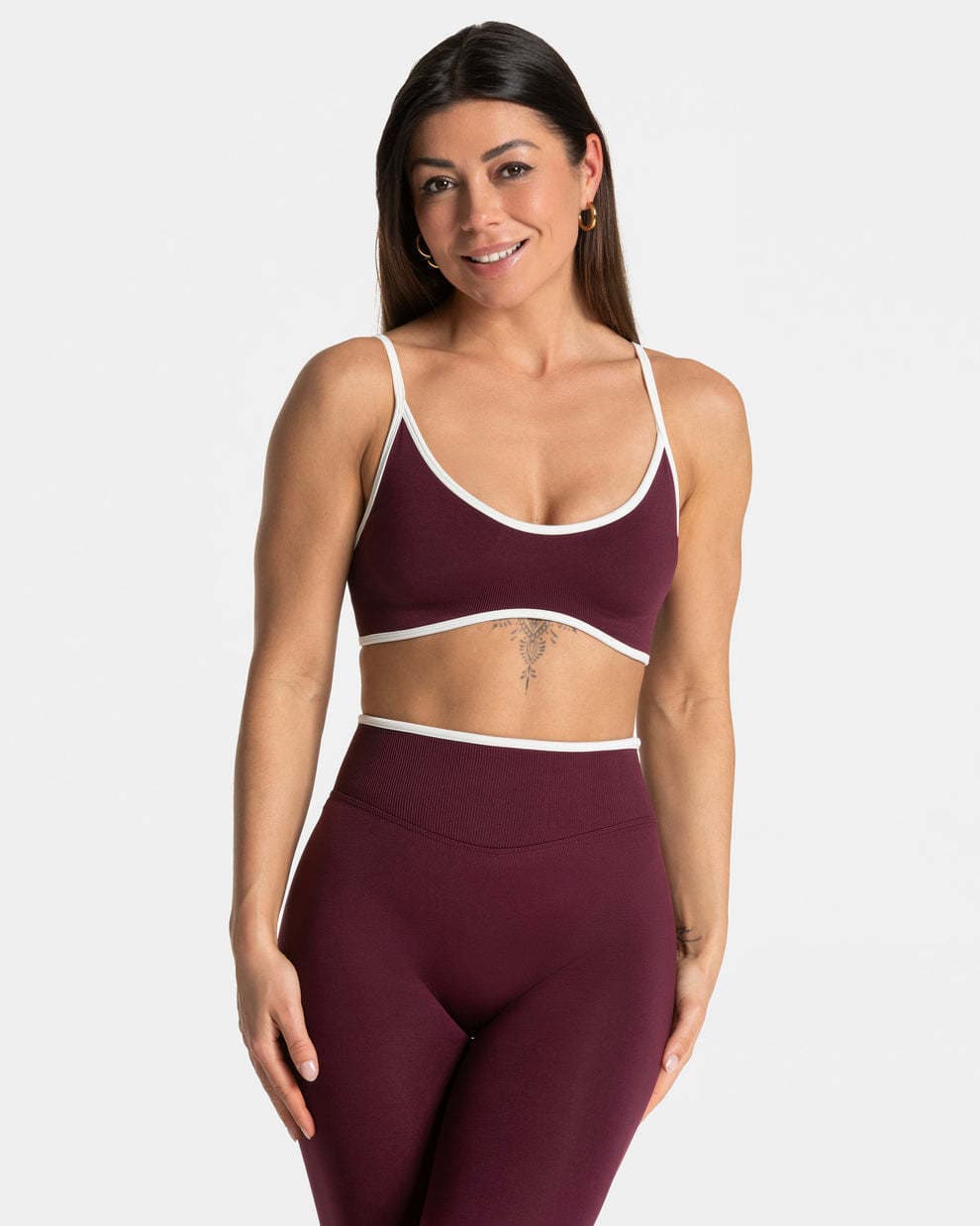 Ensemble débardeur et short de yoga ajusté sans coutures à blocs de couleur - Un article très populaire
