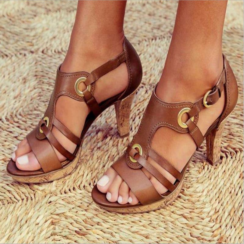 Large Heel 2025 Summer New Taizhou Women's Sandals