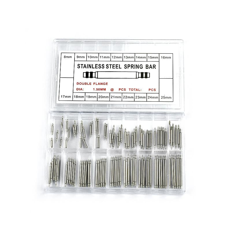 72/108/144 Piece Watch Repair Tools Boxed Lugs 8 25mm Seamless Watch Accessories Multi-Dial No Organic Core No