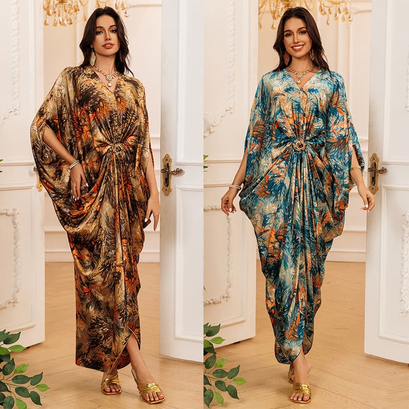 Women's Clothing Fashion Pullover Dress Robe