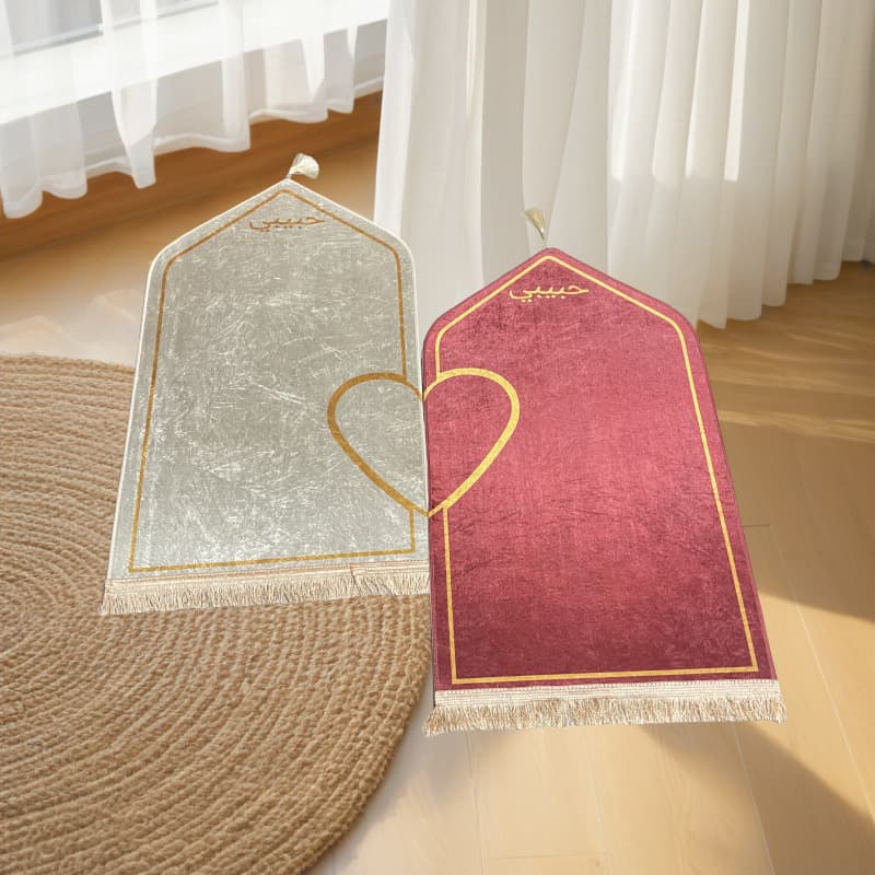 Home Textile Xiyin Popular Couple Carpet Living Room Bedroom Prayer Blanket 70x110cm Printed Raschel Carpet