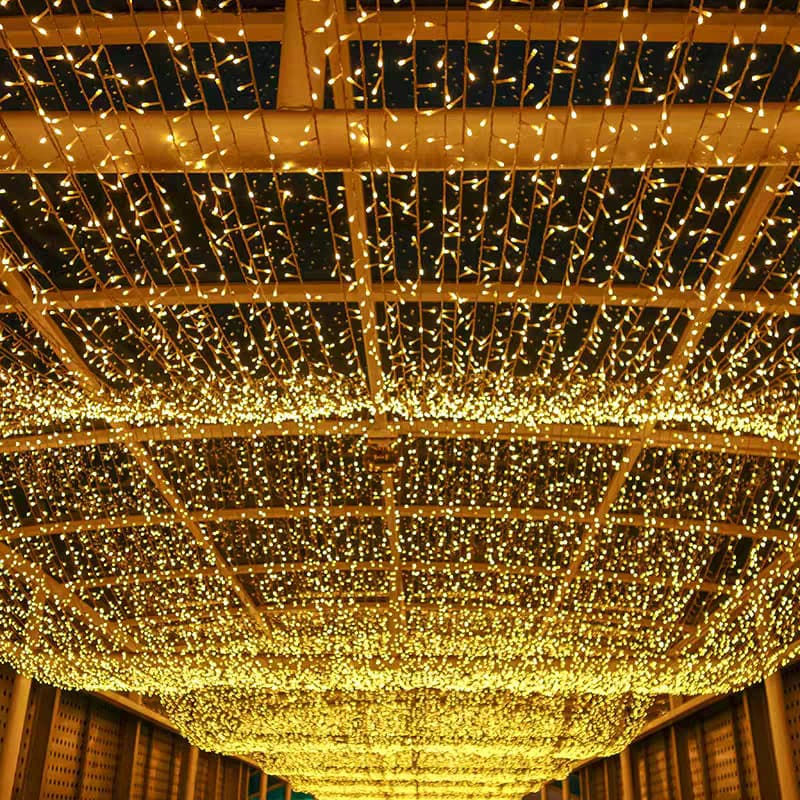 50M/100M LED Fairy Lights - Waterproof Outdoor String Lights (Warm White/Color/Blue/Red/Pink/Purple/Green)