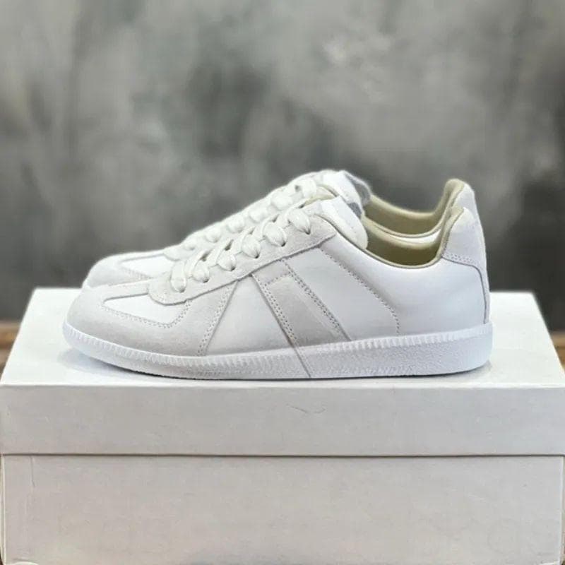Chaussures d'entraînement originales à lacets de style Margiela, baskets blanches confortables et polyvalentes pour hommes et femmes