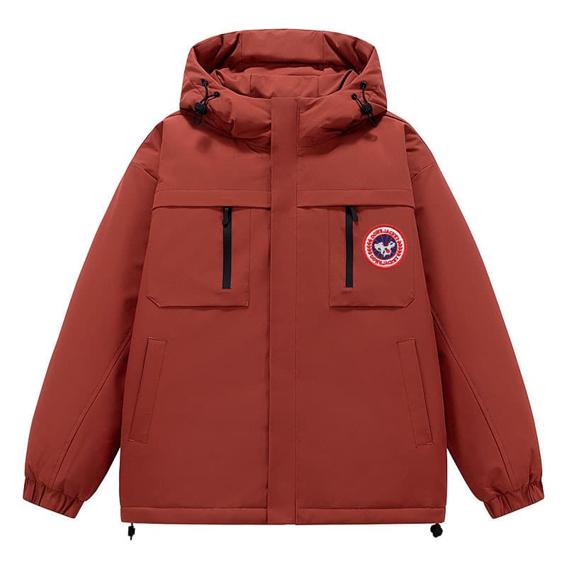 Vêtements pour hommes 24 hiver nouveaux hommes et femmes coupe-vent chaud court petite veste ronde