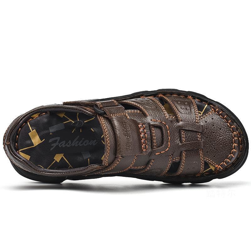 Men's Sandals Summer Leather Beach Summer Sports European Version 9972