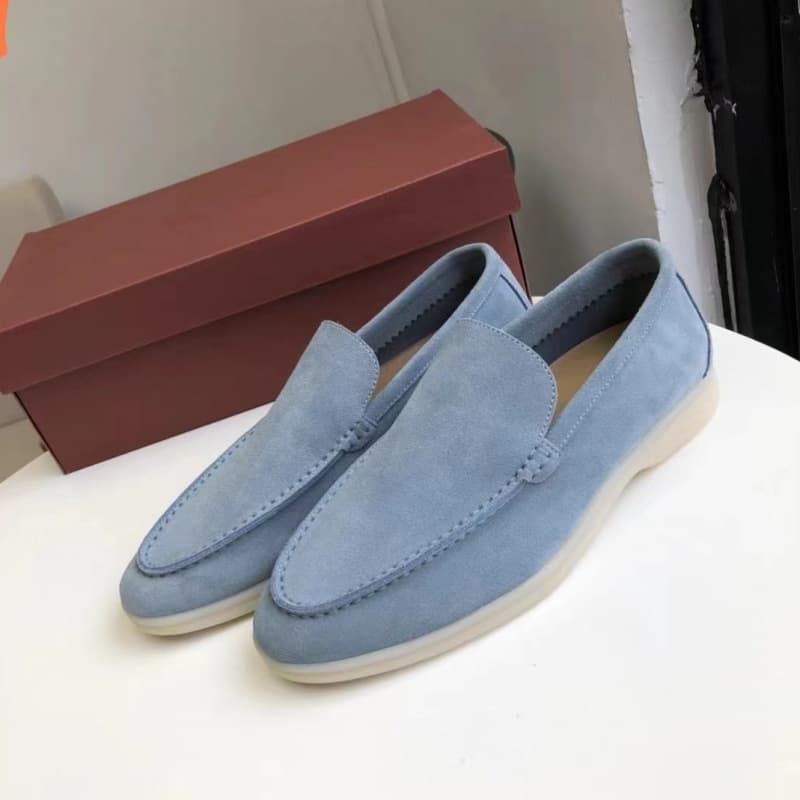 Chaussures plates décontractées pour hommes, mocassins confortables à enfiler pour l'été