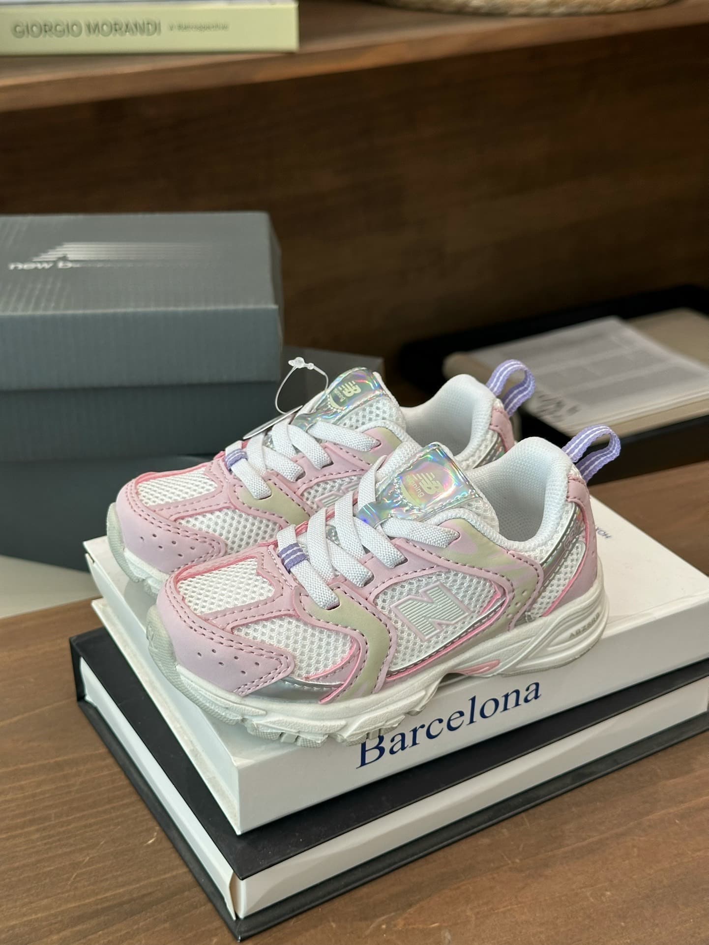 Baskets décontractées pour enfants Nw Balance 530, chaussures élégantes en maille respirante, baskets légères et antidérapantes pour garçons