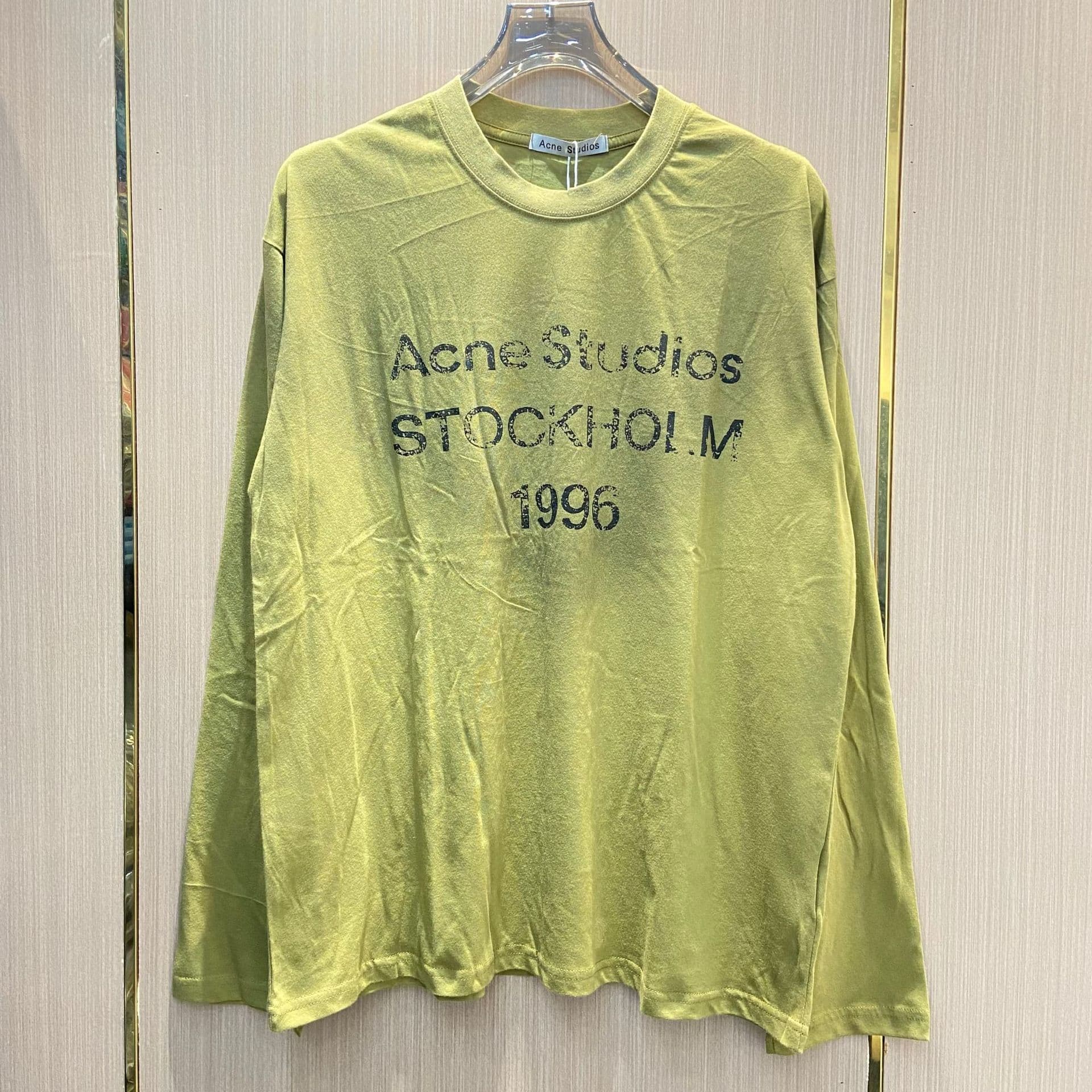 25SS 1996 Classic Dstruction Commmorativ Lazy Rlaxd Long Slv Sun Protction Lightwight Bas T-Shirt Couplel